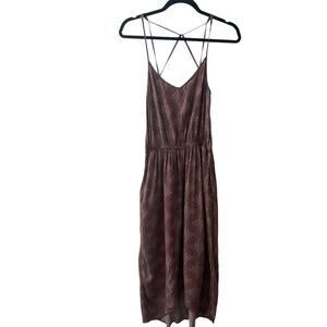 Carve Designs women’s  Grayson Dress Midi Sleeveless‎ Rayon Elastic Waist Sz XS